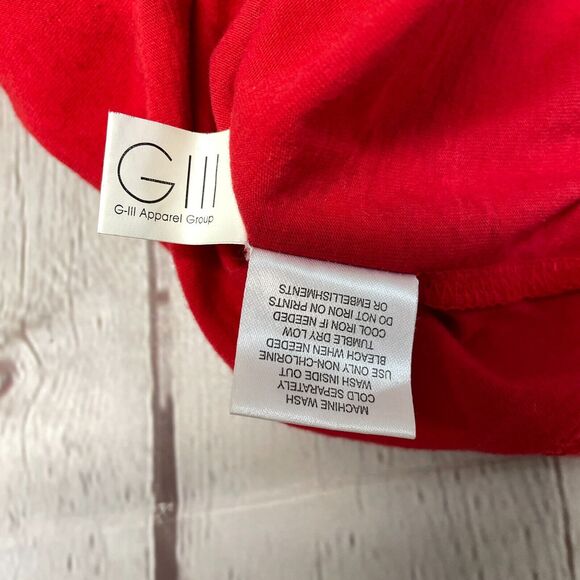 G3 Women University of Maryland Tee T-Shirt Size Extra Large Red M235 -16 - Picture 6 of 12